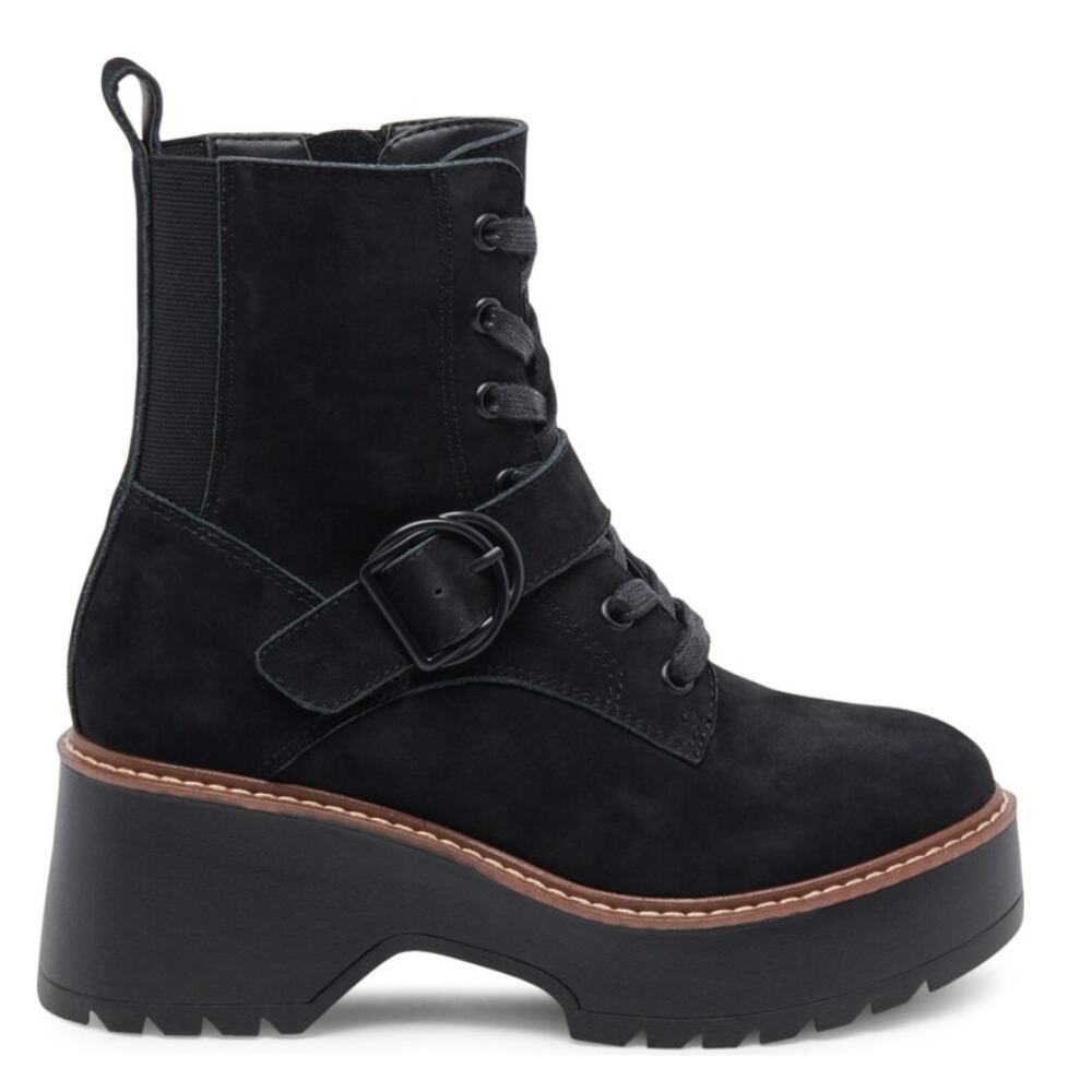 Blondo Women's Grayce Waterproof Platform Black Boots Size 7.5 Used Like New